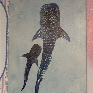 Whale Shark Canvas Art